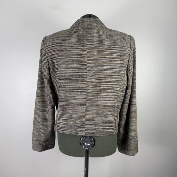 Vintage Handwoven Silk Blazer Jacket | Made in USA, Women’s Large - Picture 4 of 11